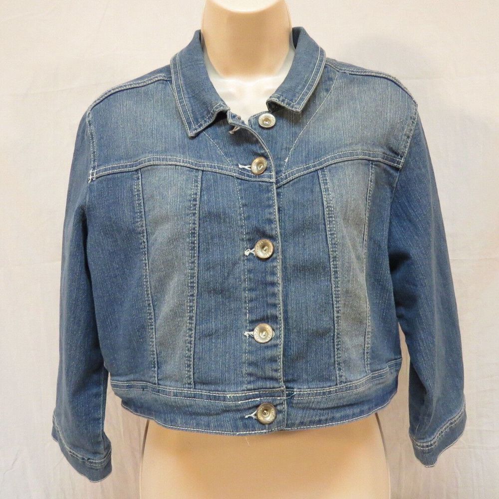 Rue 21 Denim Jean Jacket Size XL